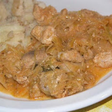 North Croatian Pork and Sauerkraut Stew (Sekeli Gulash)