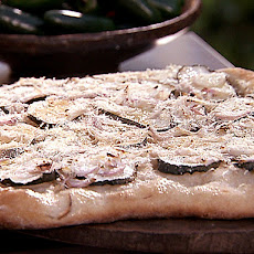 Grilled Savory Zucchini Flat Bread