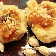 Mango Chutney Thumbprint Cookies