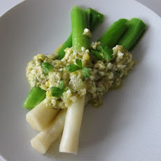 Leeks with Sauce Gribiche