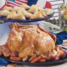 Garlic-Roasted Chicken and Vegetables