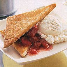 Rhubarb Napoleons