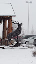 Twin Peaks Elk Statue