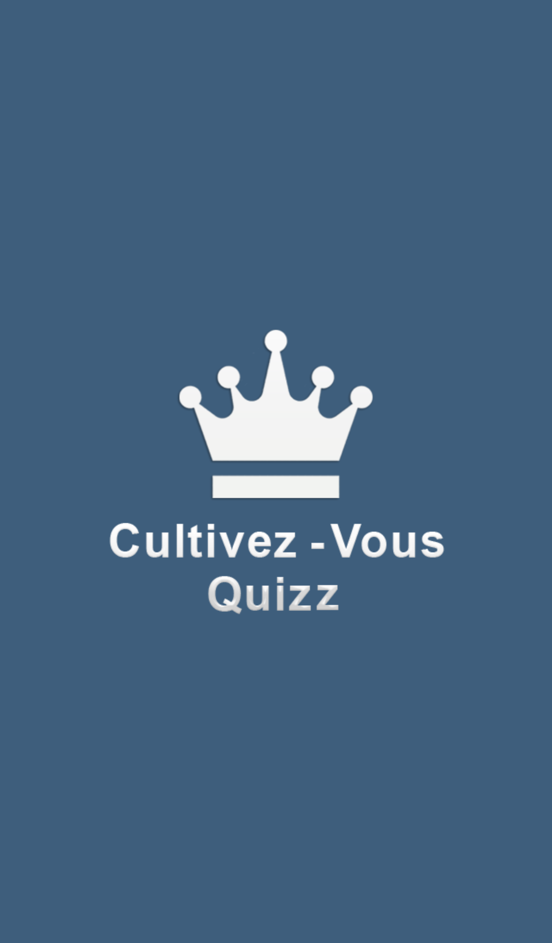 Android application Quizz Culture générale FR screenshort