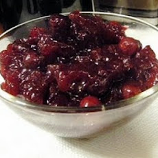 Cranberry Sauce with Dried Cherries and Cloves