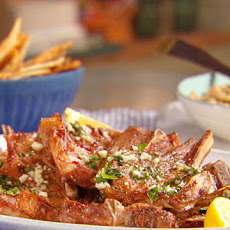 Lamb Chops Bathed in Greek Herbs