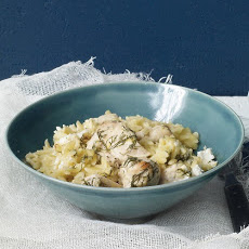 Chicken, Lemon, and Dill with Orzo