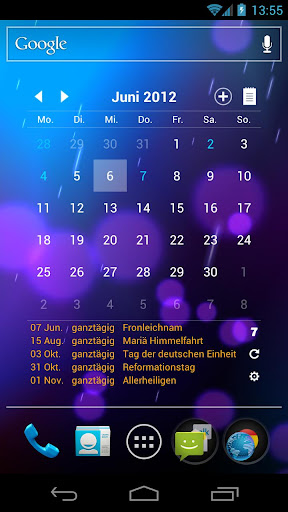 Calendar Widget+Status FREE