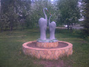 Swan Statues