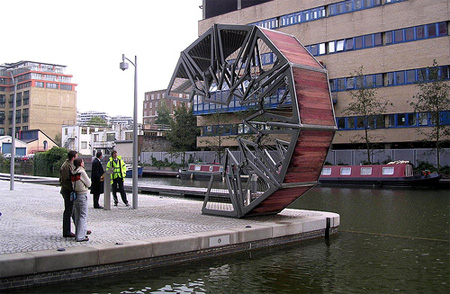 Incredible Rolling Bridge in London