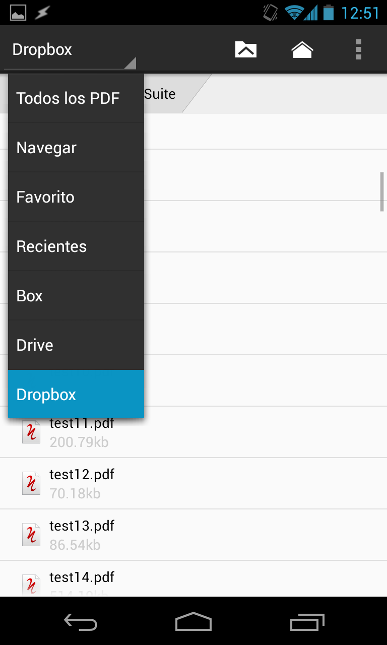 Android application qPDF Notes Pro PDF Reader screenshort