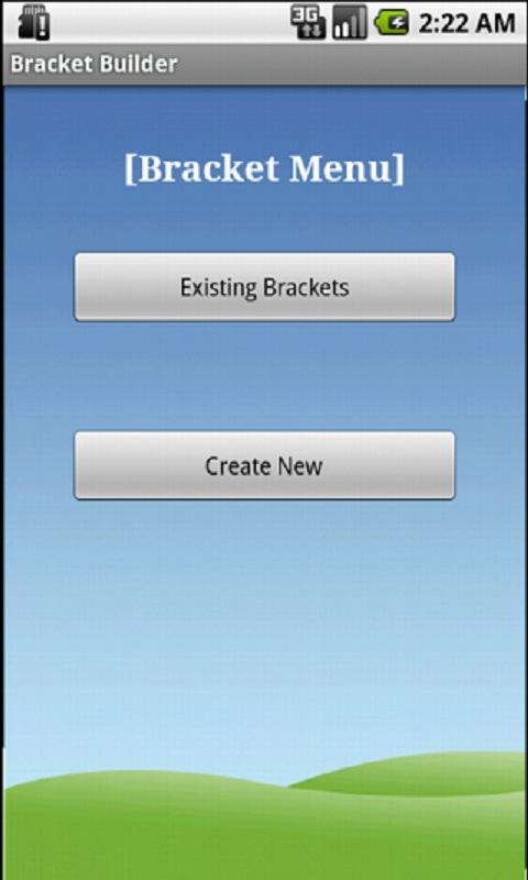 Android application Bracket Builder screenshort