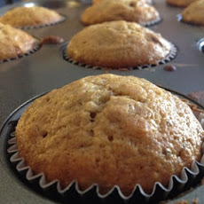 Banana nut muffins.