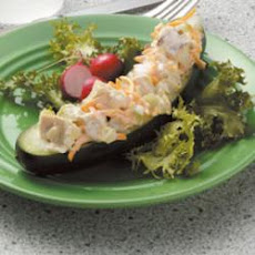 Chicken Cucumber Boats
