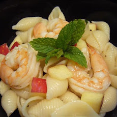 Pasta, Prawn(Shrimp), Apple Salad- Mayo Free!