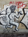 Running Man Graffiti