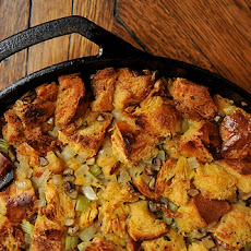 What We Call Stuffing: Challah, Mushroom, and Celery