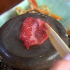 Kobe Beef with Dipping Sauce and Hibachi Slaw