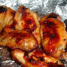 Sticky Honey Garlic Chicken Wings