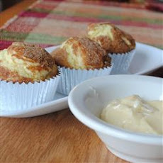 Orange Juice Muffins with Honey Spread