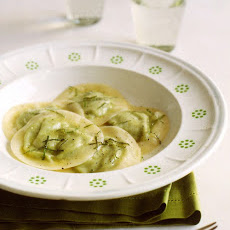 Easy Pea Ravioli with Mint