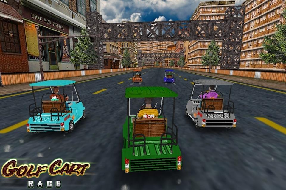 Android application Golf Cart Race screenshort
