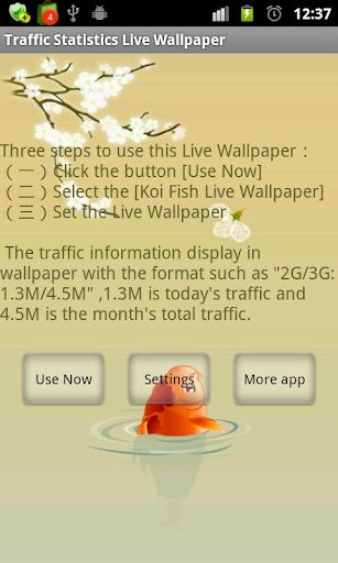 traffic-statistics-live-wallpa for android screenshot