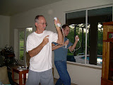 Chase and Pierre playing the Wii.