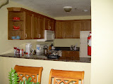 The kitchen of our suite.