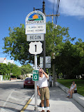 And now the beginning of Highway 1 at Mile 0.