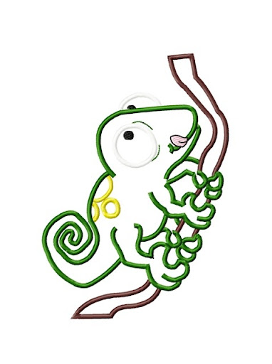 Gecko Applique