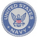 Navy Emblem Embroidery