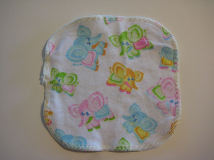 Elephant Flannel Wipes