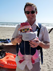 All decked out for the beach
