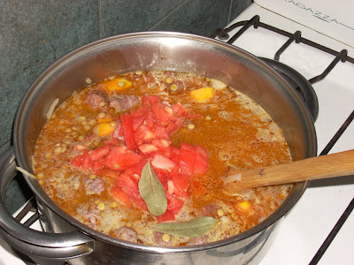 guiso de lentejas