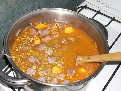 guiso de lentejas