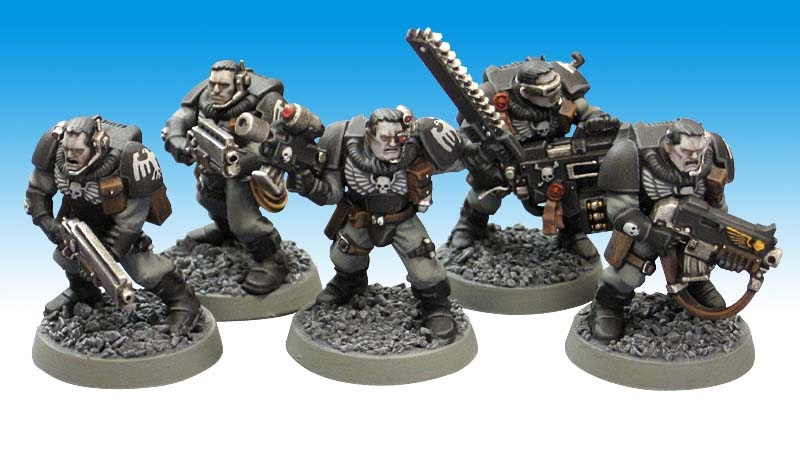 From The Warp What I Learned Painting Raven Guard Scouts