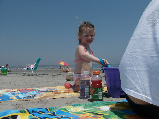 aaliyah on the beach