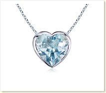 blue topaz pandant