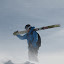 Mikey in the wind @ Alpine Meadows Photo: Brian Martinezmoles