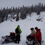 The crew up on Corona