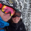 Mikey & Mich getting ready to ski our spot on Teton Pass