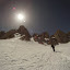 Heading up the Mountaineers Route from Iceberg Lake (approx. 12,500ft)