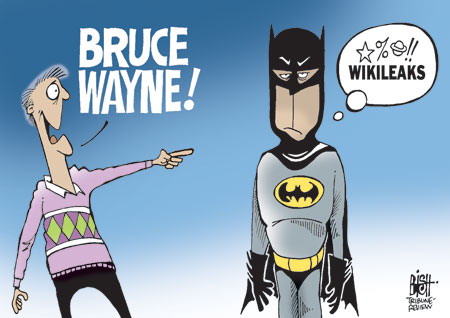 Batman vs Wikileaks