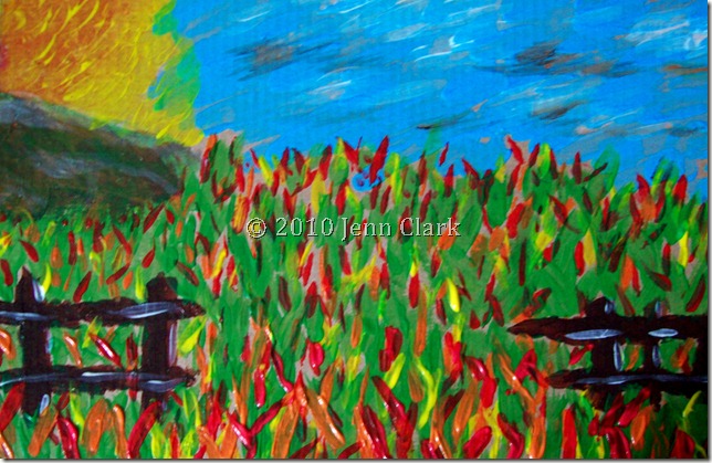 Inspired by Van Gogh's Farmhouse in a Wheat Field Near Arles & Starry Night