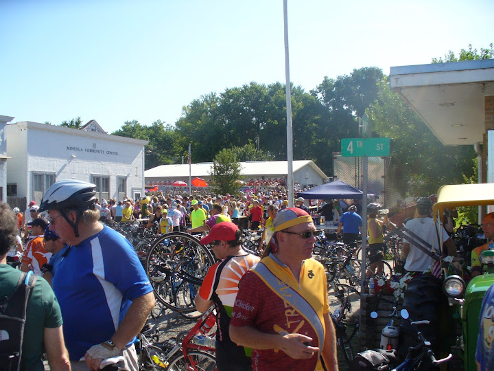 One of the many street festivals. This one held in Minneola, IA