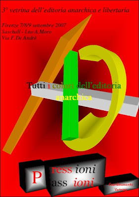Anarchist bookfair, Florence, Italy, Sept. 2007; source www.fdca.it