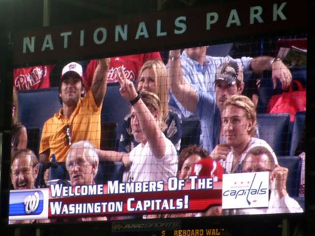 Caps at a Nats Game