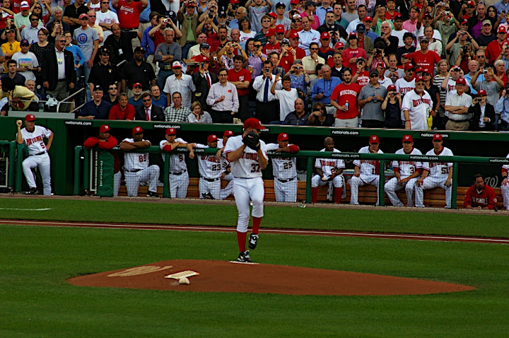 Strasburg's first pitch Strasburg's first pitch