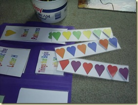 Heart pattern strips